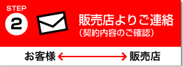 STEP2.販売店よりご連絡（契約内容のご確認）